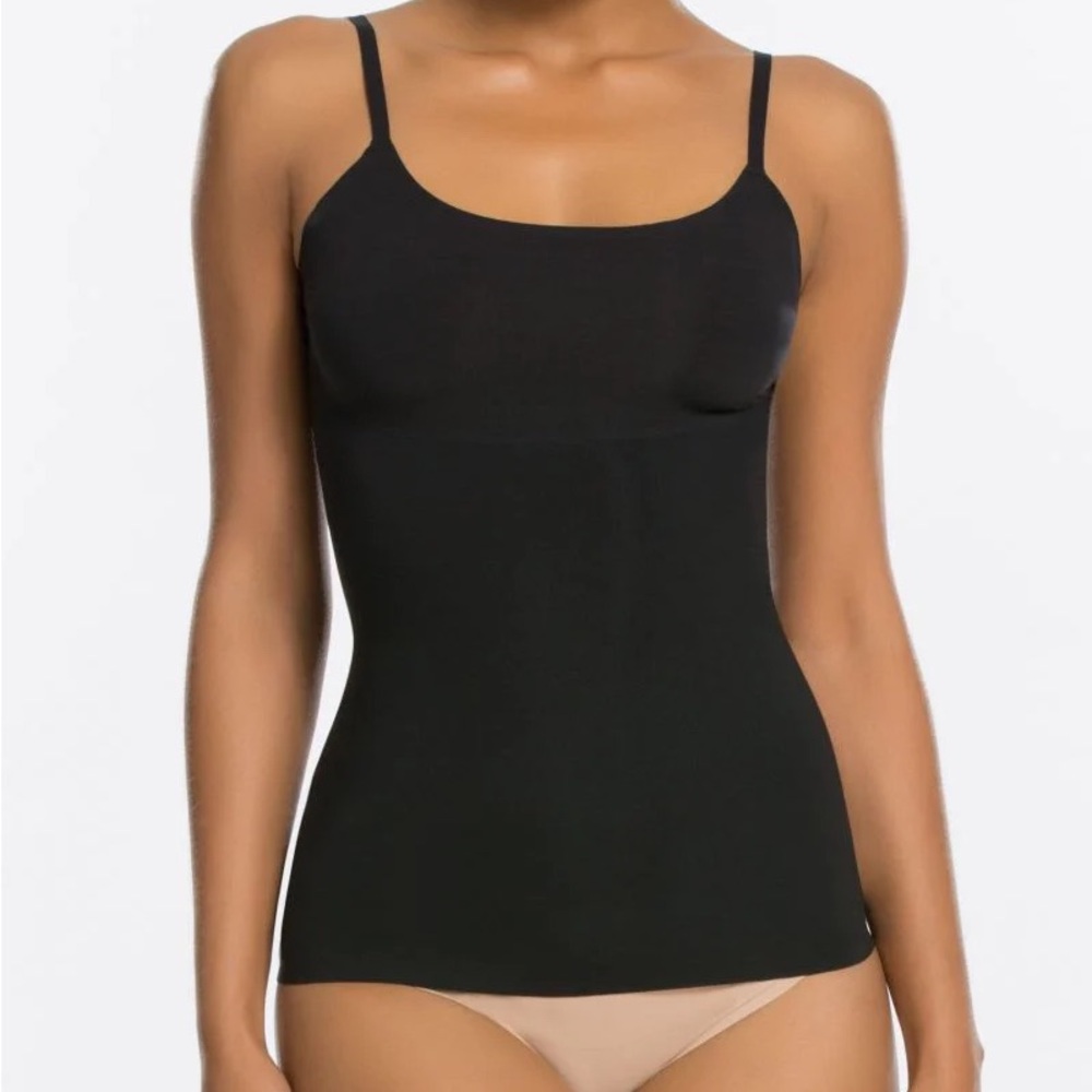 Spanx Black Slimming Seamless Cami Tank